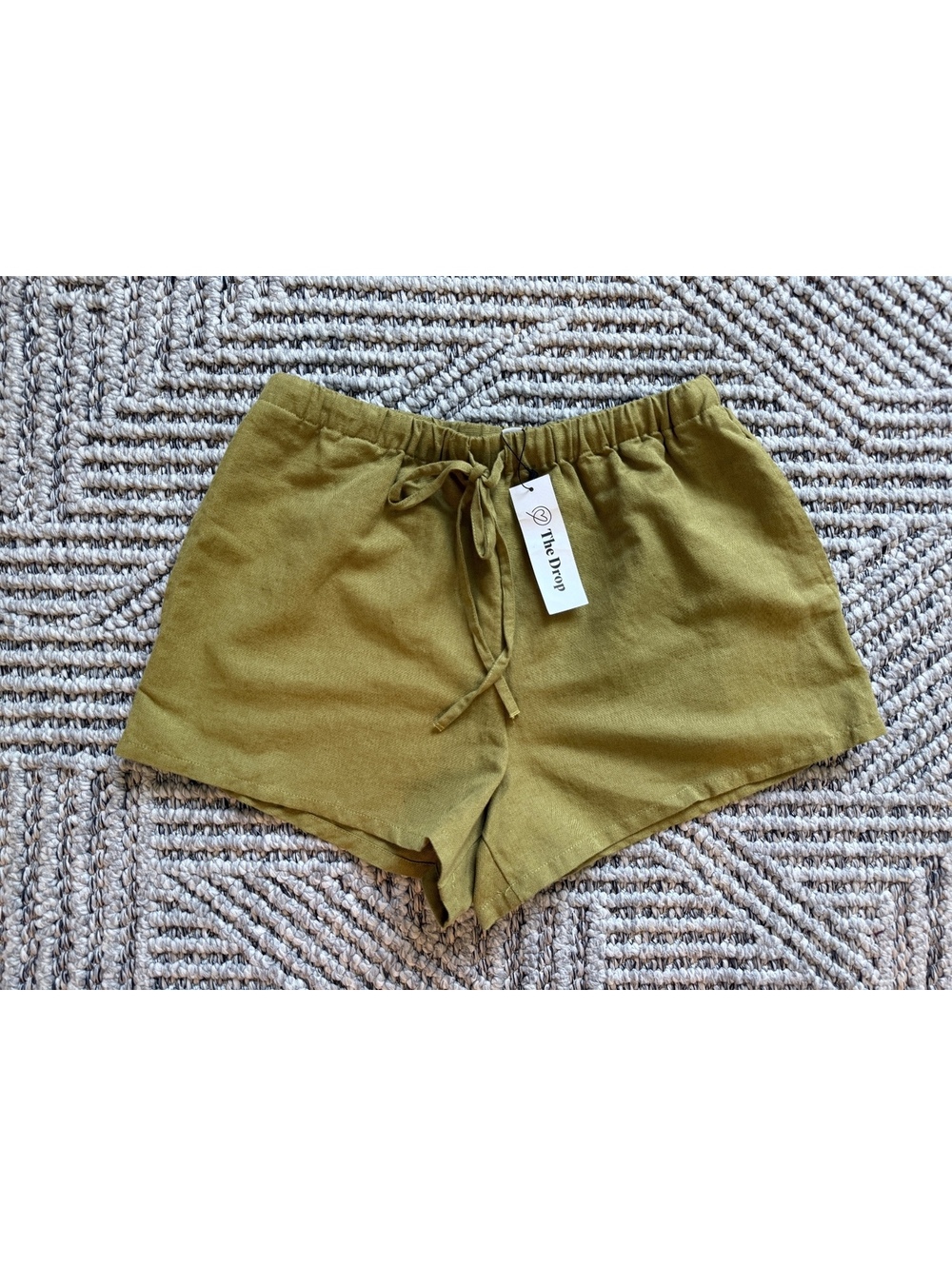 NWT The Drop Women's Linen Blend Shorts size S